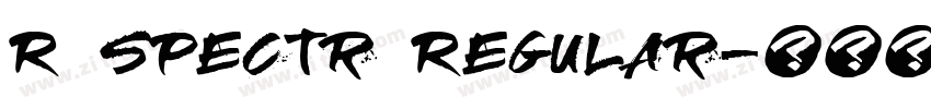 R Spectr Regular字体转换